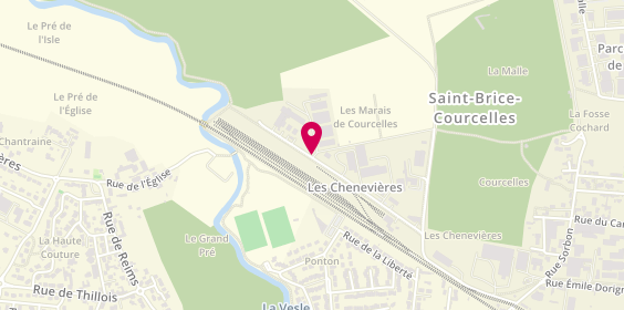 Plan de Métallerie Marthon et Klein, 14 Avenue Chenevieres, 51370 Saint-Brice-Courcelles