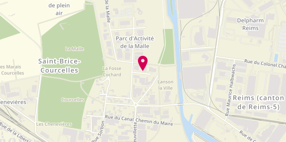 Plan de P.P.D.S Menuiserie, 3 Rue du Château Sénart, 51370 Saint-Brice-Courcelles