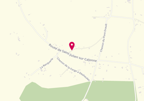 Plan de Philippe Lemonnier, Route de Saint Julien Sur Calonne
2 Impasse Cour Lerouge, 14130 Pont-l'Évêque