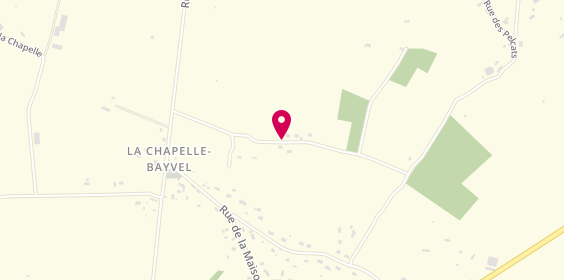 Plan de Les Menuiseries Chapelloises, Le Bourg, 27260 La Chapelle-Bayvel