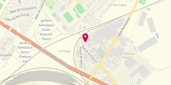 Plan de AGNESINA Menuiserie Agencement, 2 Rue de la Potière, 51450 Bétheny