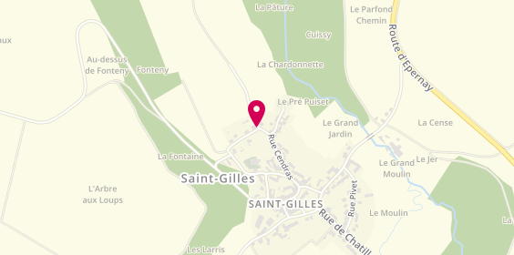 Plan de J C A Pose et Services, 2 Ferme Petites Chézelles, 51170 Saint-Gilles