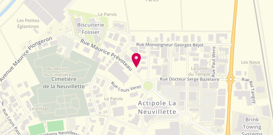 Plan de Eurostores - Réseau Décostory, 6 Rue Maurice Prévoteau, 51100 Reims