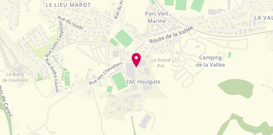 Plan de Denis Maertens, Zone Artisanale Zone Artisanale Chemin Trousseauville, 14510 Houlgate