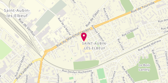 Plan de Gasti Direct Usine, 13 Rue Francois Villon, 76410 Saint-Aubin-lès-Elbeuf