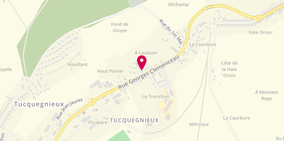 Plan de BCR Menuiserie - Ébénisterie, 15 Bis Rue Clemenceau, 54640 Tucquegnieux