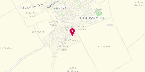 Plan de Joly Menuiserie, 18 Rue de la Croix Héry, 51220 Courcy