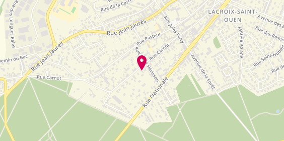 Plan de Axow, 30 Rue Carnot, 60610 La Croix-Saint-Ouen
