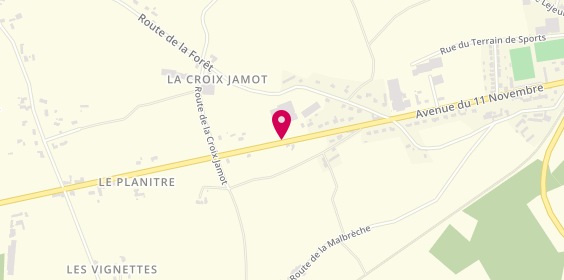 Plan de Art et Fenetres, 38 Route de Portail, 50390 Saint-Sauveur-le-Vicomte