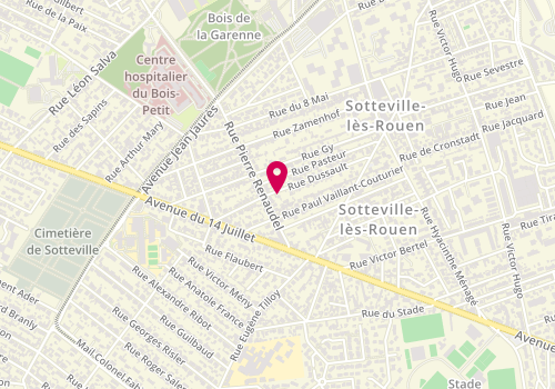 Plan de Spl Concept Menuiserie, 41 Rue Dussault, 76300 Sotteville-lès-Rouen
