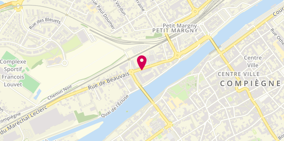 Plan de Af Fermetures, 43 Rue de Beauvais, 60280 Margny-lès-Compiègne