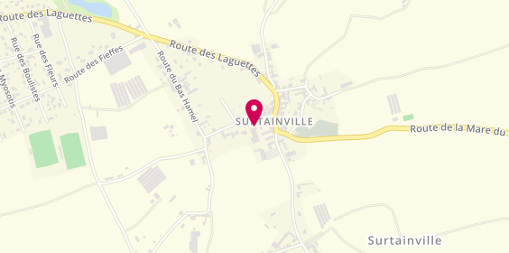 Plan de Les Nouveaux Agenceurs, 7 Route du Bas Hamel, 50270 Surtainville