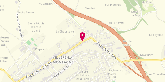 Plan de Cd Menuiserie, Cd Menuiserie 4 Rue Emile Curicque, Bis, 54920 Villers-la-Montagne