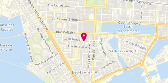 Plan de Isolor Renovation, 18 place Albert René, 76600 Le Havre