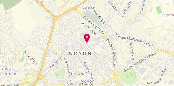 Plan de Établissements Normand, 3 Rue du Portail Saint-Eutrope, 60400 Noyon
