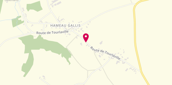 Plan de DELAPLACE Lionel ébéniste-menuisier, 33 Route de Tourlaville, 50330 Gonneville-le-Theil