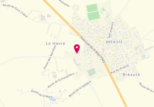 Plan de M.C Patey, 171 Route de la Flacquaire, 76110 Bréauté