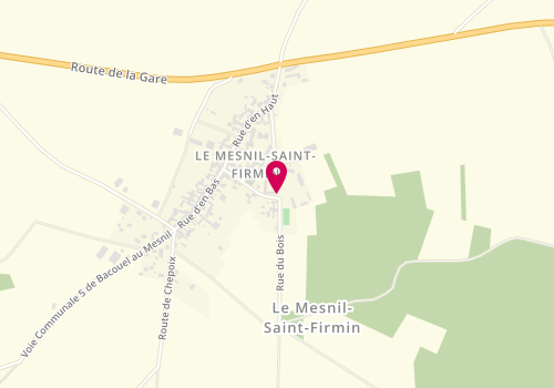 Plan de LAFFARGUE Aurélien, 36 Rue du Chateau, 60120 Le Mesnil-Saint-Firmin