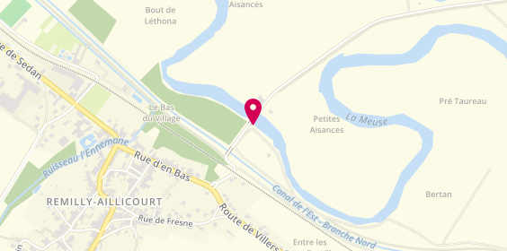 Plan de Menuiserie Thiry, 5 Route Douzy, 08450 Remilly-Aillicourt