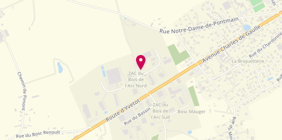 Plan de Ateliers Christophe Bénard, Zone Artisanale du Bois de l' Arc
55 Rue des Bourreliers, 76760 Yerville
