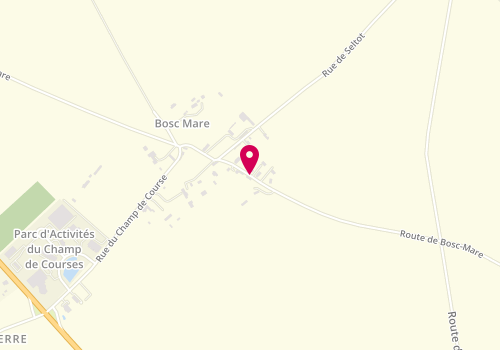 Plan de STRAVAUX Jean-Marie, 591 Route Bosc Mare, 76560 Amfreville-les-Champs