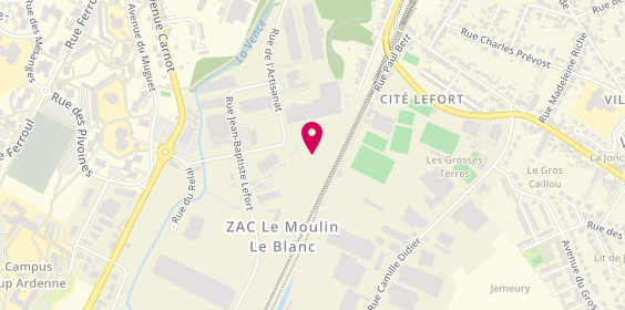 Plan de Huis Clos, 255 avenue Carnot, 08000 Charleville-Mézières