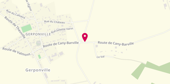 Plan de ROBERT Jean-Marc, Route de Cany, 76540 Gerponville
