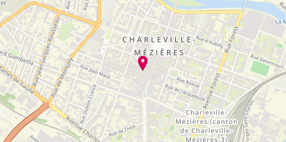 Plan de Igeo, 12 Rue Bourbon, 08000 Charleville-Mézières