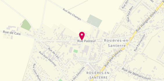Plan de Direct Menuiseries, 72 Bis Rue Pasteur, 80170 Rosières-en-Santerre