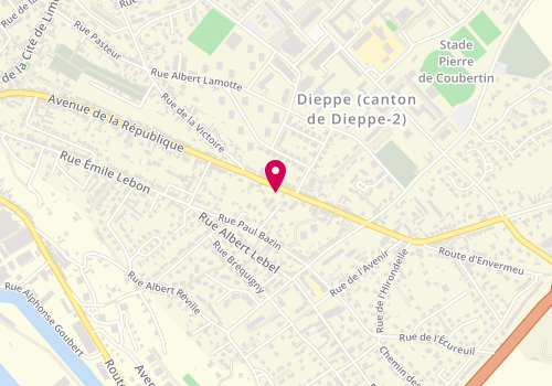 Plan de Fligitter Est Pvc Dieppe, 130 avenue de la République, 76370 Dieppe