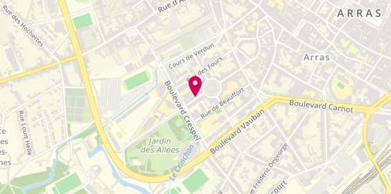 Plan de LEGRAND Pascal, 10 Rue Promenades, 62000 Arras