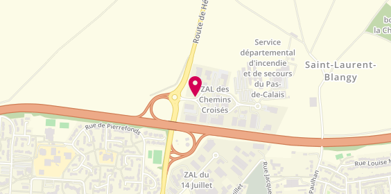 Plan de Komilfo, Rue René Cassin, 62223 Saint-Laurent-Blangy