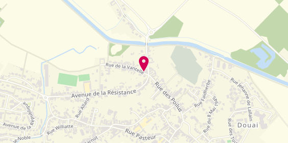 Plan de Chater Menuiserie, 32 Rue de la Vantelle, 59167 Lallaing