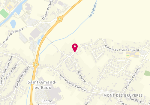 Plan de Fm Menuiseries Amandinoise, 61 Rue du Chene Crupeau, 59230 Saint-Amand-les-Eaux