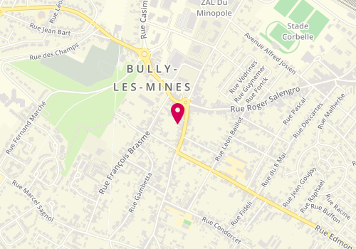 Plan de VJBC Bâtiment, 24 Rue Jean Jaurès, 62160 Bully-les-Mines