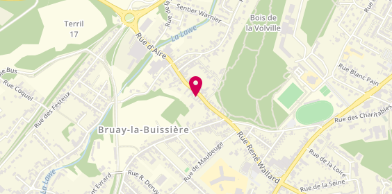 Plan de Aspj Elec, 541 Rue René Wallard, 62700 Bruay-la-Buissière