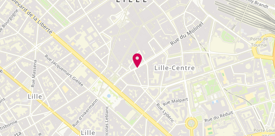 Plan de Points Fort Fichet, 143 Rue du Molinel, 59800 Lille
