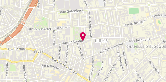 Plan de Solabaie FDI Affilié, 125 Bis Rue Lannoy, 59800 Lille