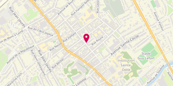 Plan de AMG Fermetures, 36 Rue Abbé Desplanques, 59130 Lambersart