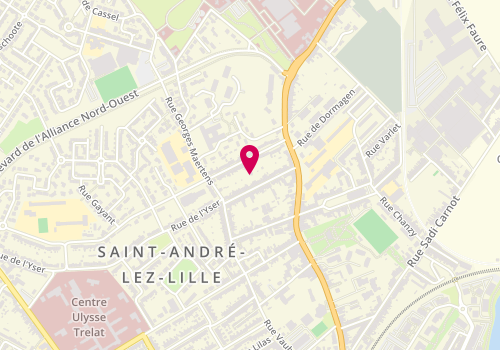 Plan de Menuiserie Vanson, 35 Rue Georges Clemenceau, 59350 Saint-André-lez-Lille
