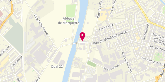 Plan de A.D.Bois, 18 Rue du Pont de l'Abbaye, 59520 Marquette-lez-Lille
