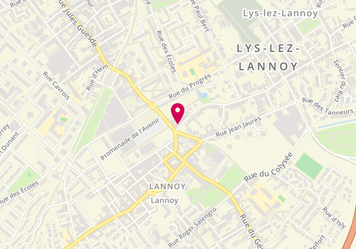 Plan de Entreprise Catelain, 1 Bis Rue Jean Baptiste Lebas, 59390 Lys-lez-Lannoy