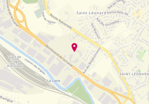 Plan de Lcm Menuiseries, 50 Bis Boulevard de la Liane, 62360 Saint-Léonard