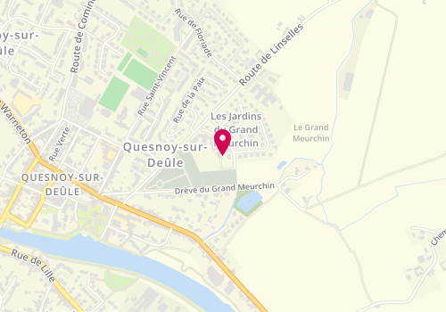 Plan de Rdj Concept Menuiseries, 53 Rue de la Briqueterie, 59890 Quesnoy-sur-Deûle