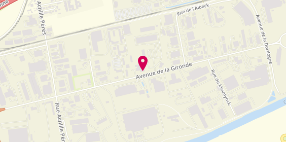 Plan de La Fabrik à Volets, 493 avenue de la Gironde Porte 4, 59640 Dunkerque