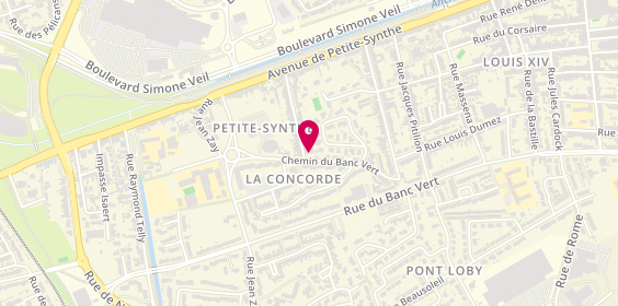 Plan de Plasti Services Littoral, Derrière la Salle de la Concorde
57 Rue Corsaert, 59640 Dunkerque